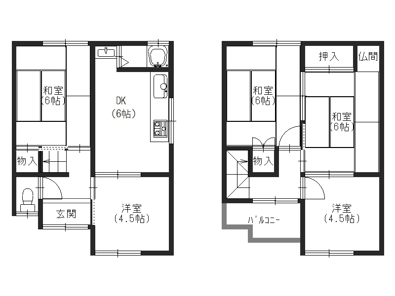 横小路町6丁目借家